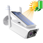 Câmera Solar Externa a Prova D'gua segurança ip Wifi full hd Bateria Embutida com Visão Noturna