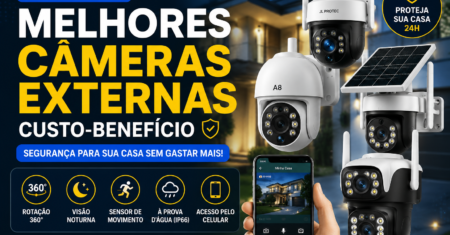 5 Melhores Câmeras de Segurança Externa Custo-Benefício: Qual Vale Mais a Pena? 