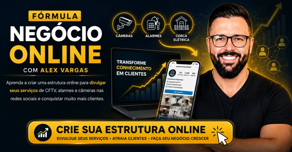 Aprenda a divulgar seus serviços de sistema de segurança residencial na internet com o Fórmula Negócio Online.