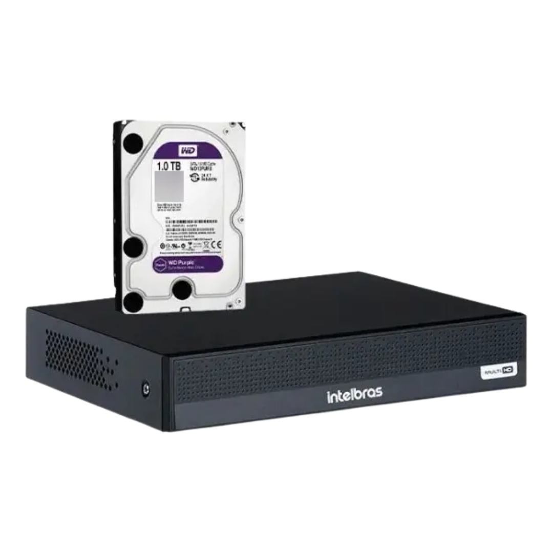DVR Intelbras MHDX 1108-C de 8 canais